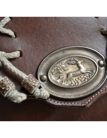 BORSETTA IN FELTRO STILE TIROLESE REALIZZATA A MANO