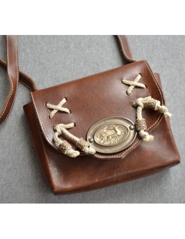 BORSETTA IN FELTRO STILE TIROLESE REALIZZATA A MANO