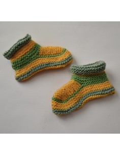 CIABATTE / CALZINI  REALIZZATI A MANO N°24/25