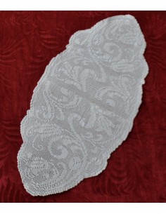 CENTRO REALIZZATO AD UNCINETTO 75x23cm "Rondini"