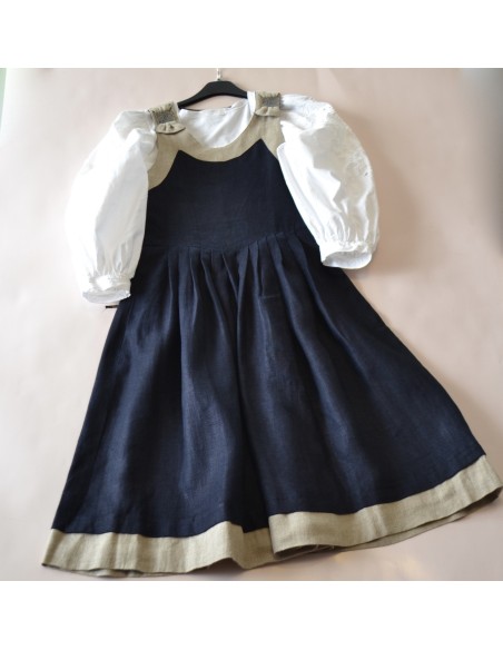 ABITO + CAMICIA  STILE TIROLESE tg. 146 - 9/10 anni