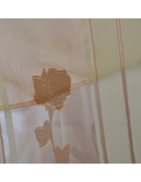 COPPIA TENDE CON VOLANT CREMA 220x180 cm