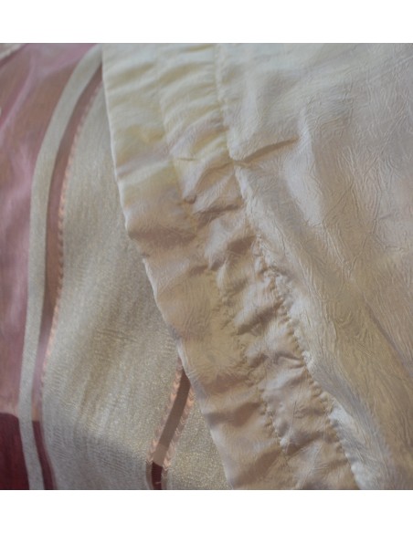 COPPIA TENDE CON VOLANT CREMA 220x180 cm