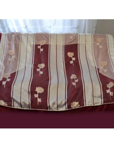 COPPIA TENDE CON VOLANT CREMA 220x180 cm