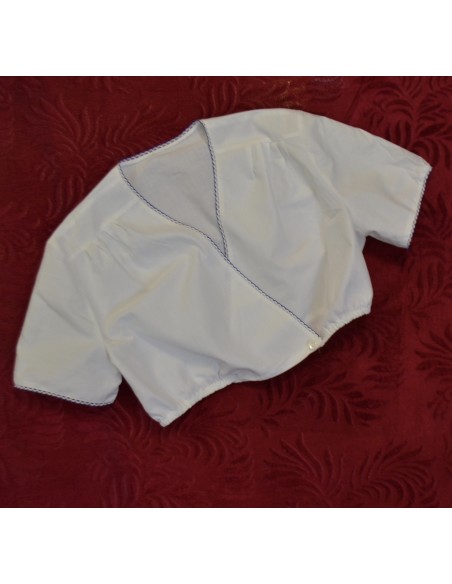 CAMICIA  CORTA tg. 48  VINTAGE MERLETTO PIZZO