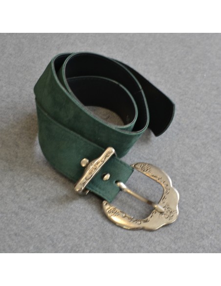 CINTURA IN PELLE STILE TIROLESE tg. 95