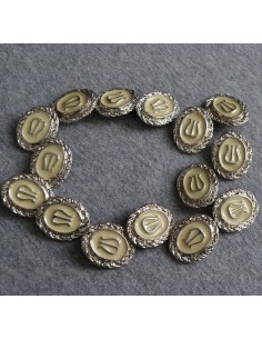 SET 7 BOTTONI STILE TIROLESE diam.2,2 cm 2