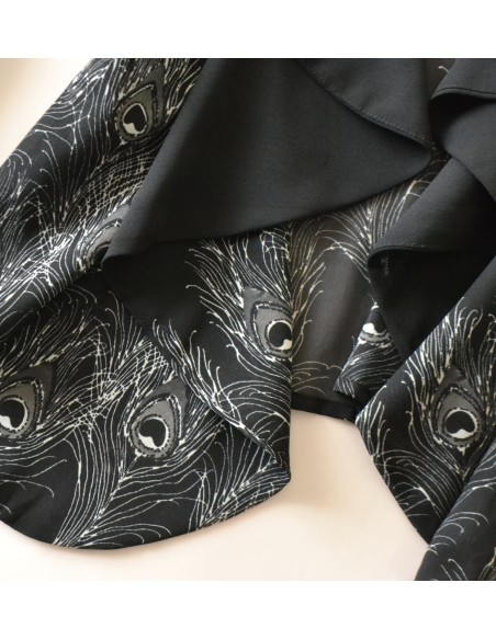 SOPRABITO  tg. M/L  NERO TRASPARENTE