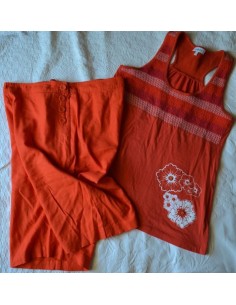 MAGLIETTA + PANTALONCINI ARANCIONE Tg. 44/46