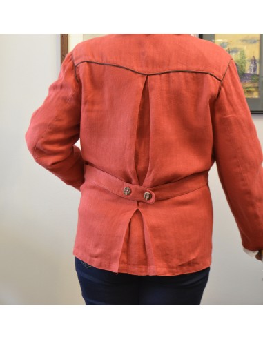 GIACCA tg.46  LINO  COTONE TIROLESE   Vintage '90
