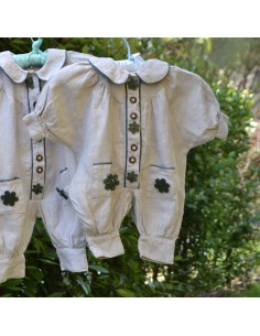 TUTINA / PAGLIACCETTO STILE TIROLESE tg. 68 /4-6 mesi