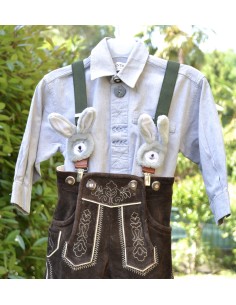 CAMICIA  BAMBINO IN STILE TIROLESE TG  98/2-3 anni