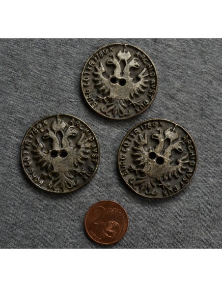 SET 7 BOTTONI  STILE TIROLESE diam. 2cm