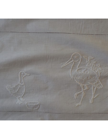 ANTICO  RICAMO / TENDINA  PRIMI '900 73x56cm