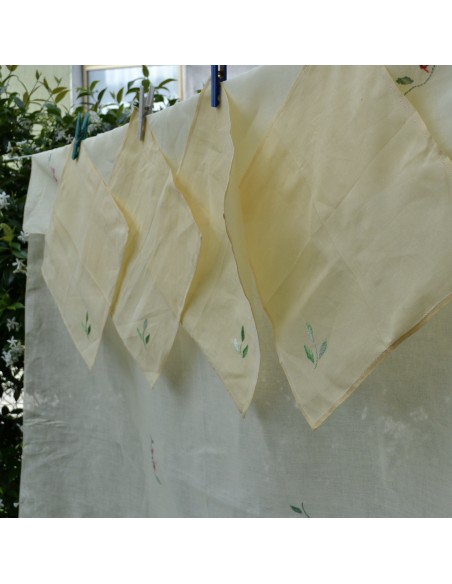 GRANDE TOVAGLIA RICAMATA 250x165 cm