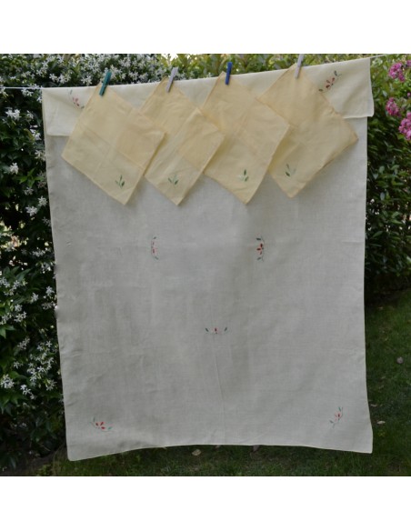 GRANDE TOVAGLIA RICAMATA 250x165 cm