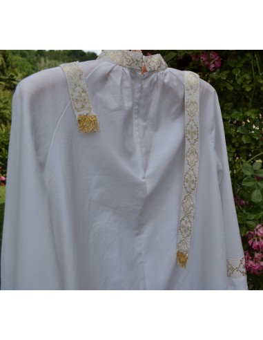 VESTITINO ELEGANTE VINTAGE PIZZO tg. 134 - 8  anni