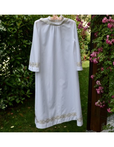 VESTITINO ELEGANTE VINTAGE PIZZO tg. 134 - 8  anni