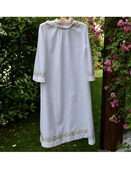 VESTITINO ELEGANTE VINTAGE PIZZO tg. 134 - 8  anni