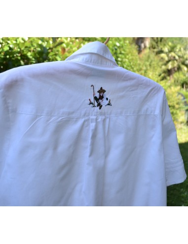 CAMICIA tg.46 STILE TIROLESE DONNA