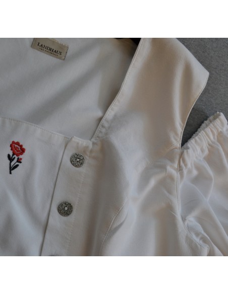 CAMICIA tg.46 STILE TIROLESE DONNA