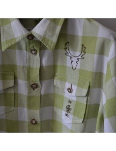 CAMICIA tg.44 STILE TIROLESE 2