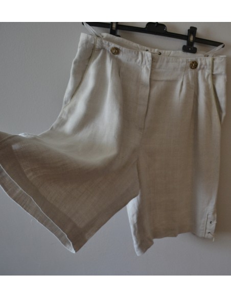 PANTALONCINI TG.50 PELLE LINO DONNA STILE TIROLESE  Distler