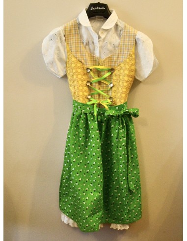 ABITO +CAMICIA + GREMBIULE IN STILE TIROLESE  tg. 158/ 11-12 anni