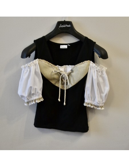 CAMICIA STILE TIROLESE  tg 34/36