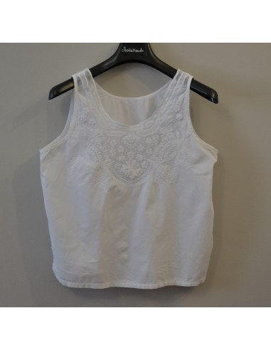 CANOTTA/ CAMICETTA   tg.46  RICAMATA VINTAGE