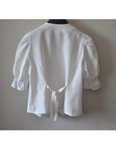 CAMICIA  tg 46 STILE TIROLESE MERLETTO Hess 2