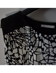 ABITO ESTIVO  tg14/ 44-46  BIANCO & NERO 2