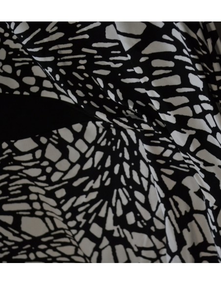 ABITO ESTIVO  tg14/ 44-46  BIANCO & NERO