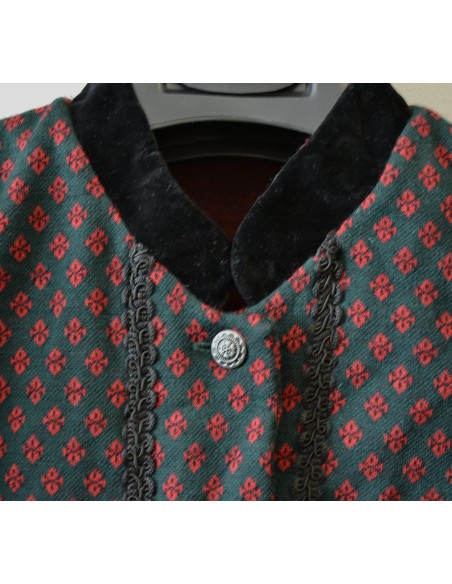MAGLIONE MAGLIA GOLFINO  tg.48 RICAMATO TIROLESE