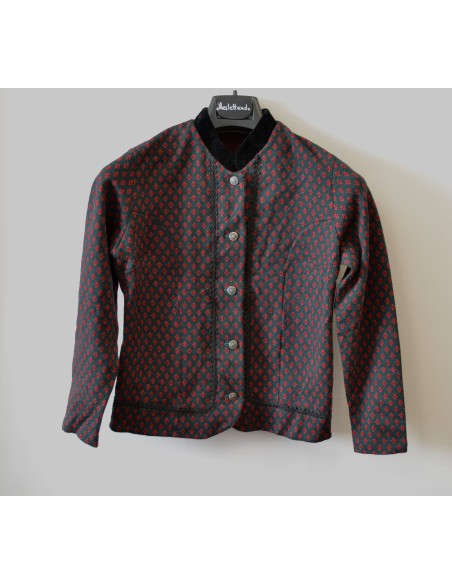 MAGLIONE MAGLIA GOLFINO  tg.48 RICAMATO TIROLESE