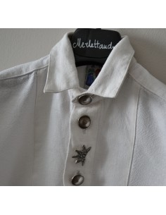 CAMICIA  TG 140 /9/10 ann  IN STILE TIROLESE i