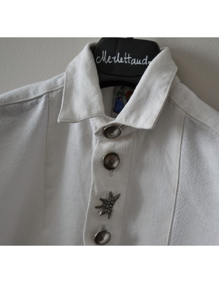 CAMICIA  TG 140 /9/10 ann  IN STILE TIROLESE i