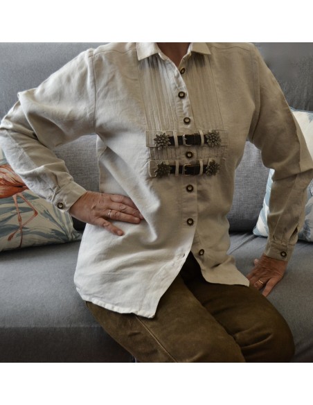 CAMICIA Donna tg 46  STILE TIROLESE Hammerschmid