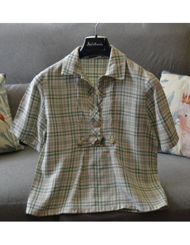 CAMICIA  tg 42  STILE TIROLESE Giesswein
