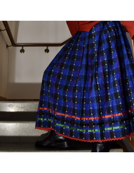 GONNA IN STILE TIROLESE tg. 44/46 cotone