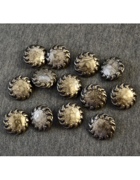 SET 13 BOTTONI  STILE TIROLESE diam. 2,2 cm