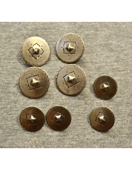 SET 8 BOTTONI  STILE TIROLESE