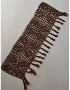 BORDO / PIZZO REALIZZATO A MANO AD UNCINETTO 68x25 cm