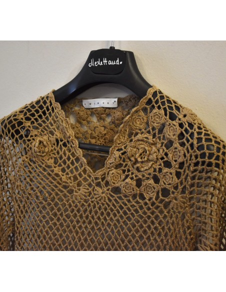 MAGLIA Tg. M TRAFORATA LEGGERA TRASPARENTE TWINSET