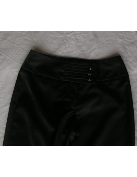 ELEGANTI PANTALONI DI COLORE NERO Tg L NEXT