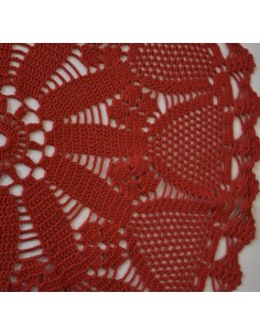 TOVAGLIETTA NATALIZA AD UNCINETTO  diam. 70 cm 2