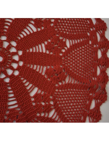 TOVAGLIETTA NATALIZA AD UNCINETTO  diam. 70 cm