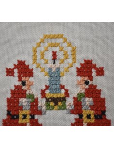 SET COMPLETO NATALIZIO RICAMATO A MANO  2