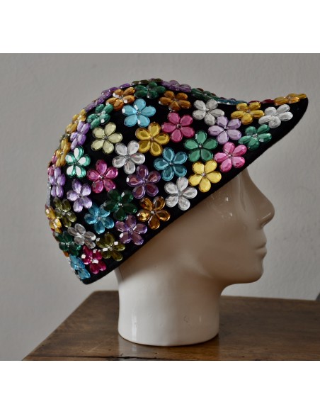 CAPPELLO LANA NERO tg. 58/59