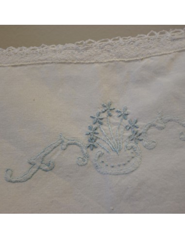 ANTICA CAMICIA DA NOTTE RICAMATA primi '900